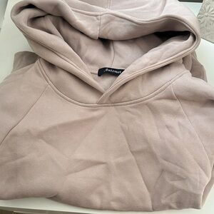 Automet Women's Cream Hoodie Sweater